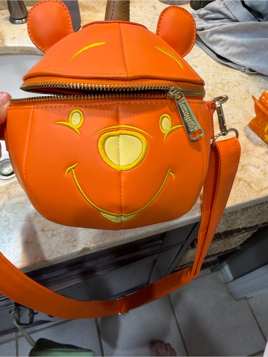 Loungefly Handbags - Pooh bear loungefly pumpkin Crossbody Bag